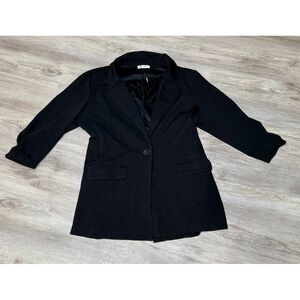 Office wear cute‎ blazer style jacket black size medium
